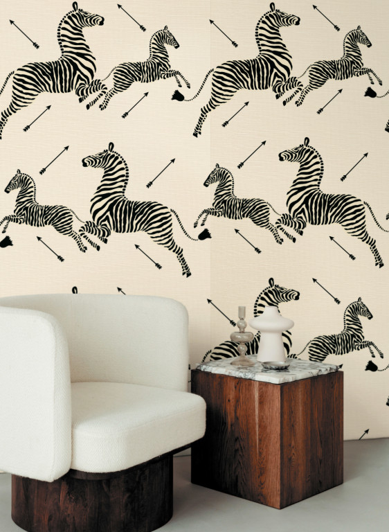 Jannelli & Volpi Tapete Zebras Grasscloth-17079