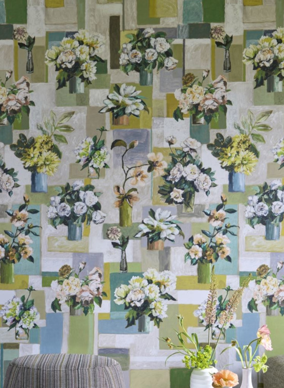 Designers Guild Papier peint Celadon Vase-17515 Designers Guild Papier peint Celadon Vase-17515