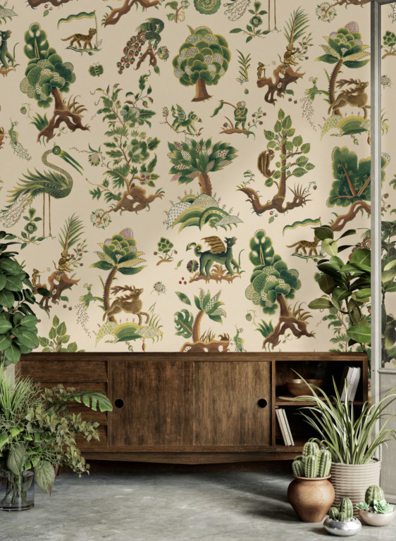 GP & J Baker Papier peint Grand Gertrude-17545 GP & J Baker Papier peint Grand Gertrude-17545