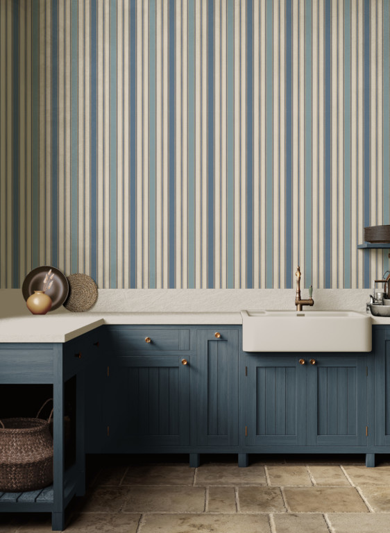 GP & J Baker Wallpaper Melbourne Stripe-17546 GP & J Baker Wallpaper Melbourne Stripe-17546