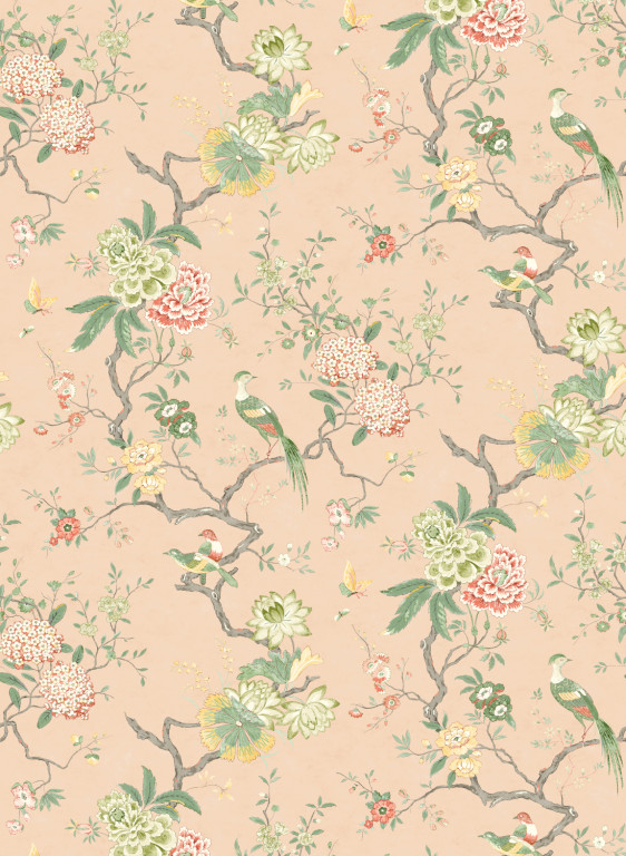 GP & J Baker Wallpaper Oriental Bird-17547 GP & J Baker Wallpaper Oriental Bird-17547