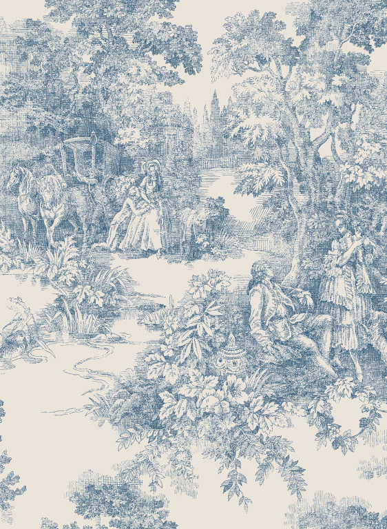 Boråstapeter Tapete Toile de Jouy - 7767-17602.2 Boråstapeter Tapete Toile de Jouy - 7767-17602.2
