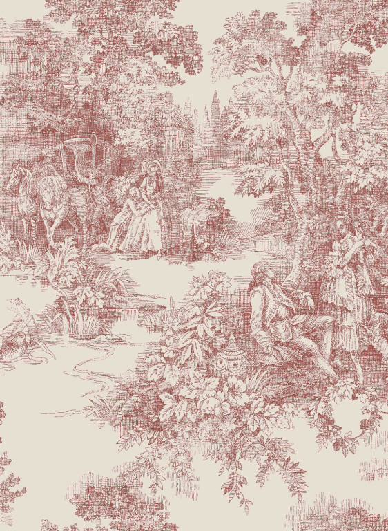 Boråstapeter Wallpaper Toile de Jouy - 7768-17602.3 Boråstapeter Wallpaper Toile de Jouy - 7768-17602.3