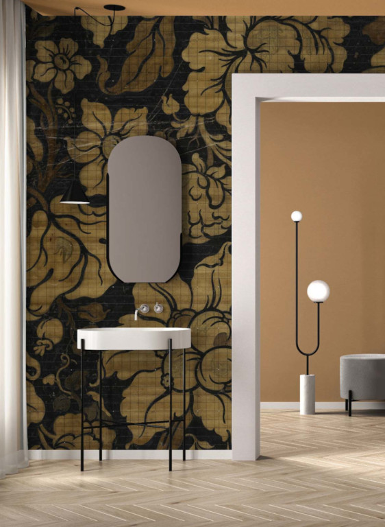NLXL Papier peint panoramique Big Pattern Paradis Noir-17692 NLXL Papier peint panoramique Big Pattern Paradis Noir-17692