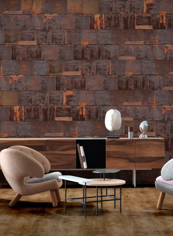 NLXL Wallpaper Rusted Metal-17694 NLXL Wallpaper Rusted Metal-17694
