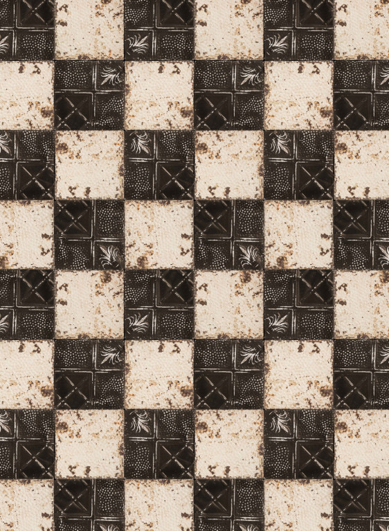 Boråstapeter Studio Mural Checkered Plates-17838