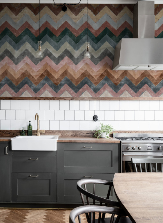 Boråstapeter Studio Mural Chevron-17839