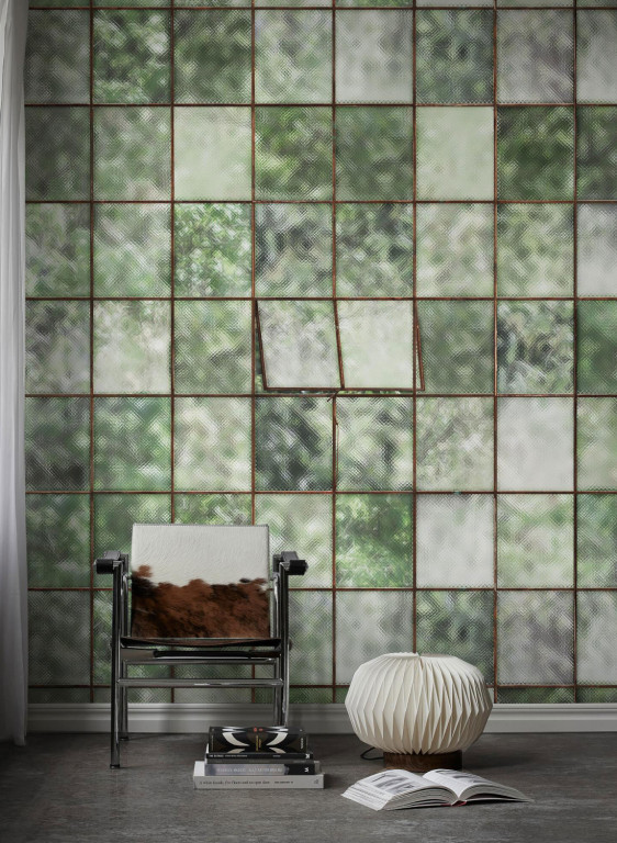 Boråstapeter Studio Mural Green Window-17874