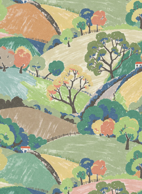 Boråstapeter Studio Mural Hills and Trees-17882