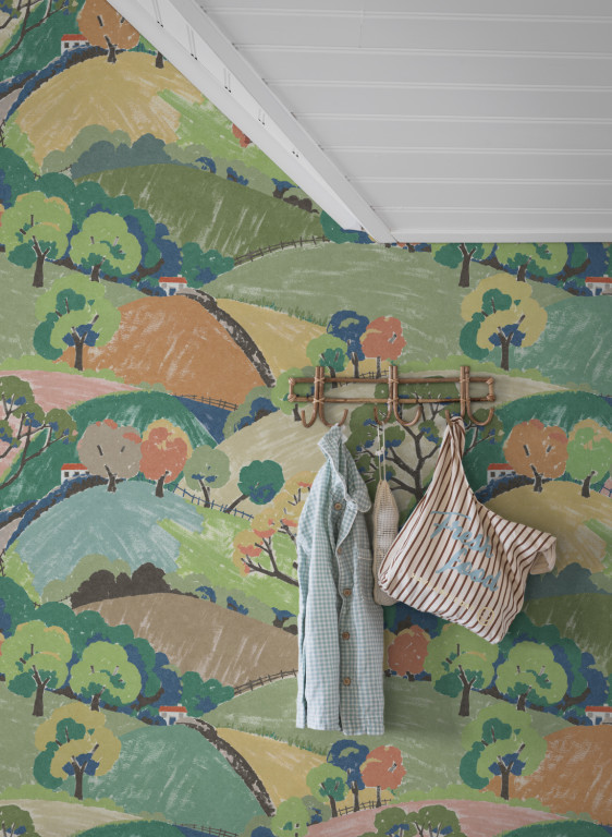 Boråstapeter Studio Mural Hills and Trees-17882