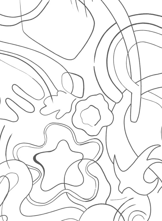 Boråstapeter Studio Mural Line Art-17896