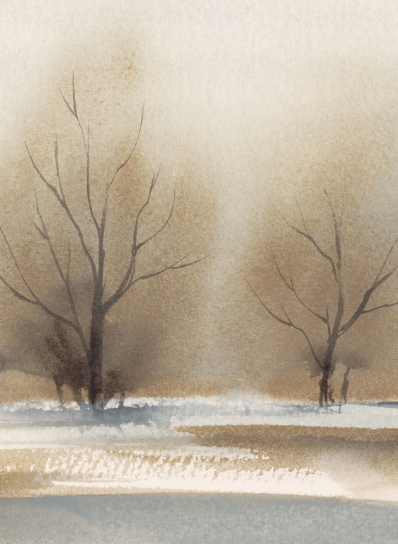 Boråstapeter Studio Mural Watercolour Landscape-17955