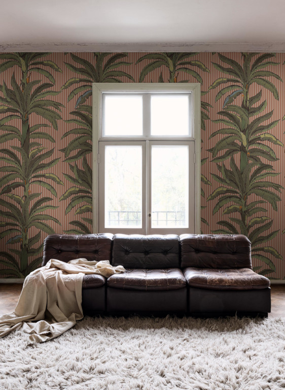 Boråstapeter Studio Mural Rayure Palmier-17971