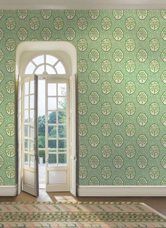 GP & J Baker Papier peint Royal Maze-18031