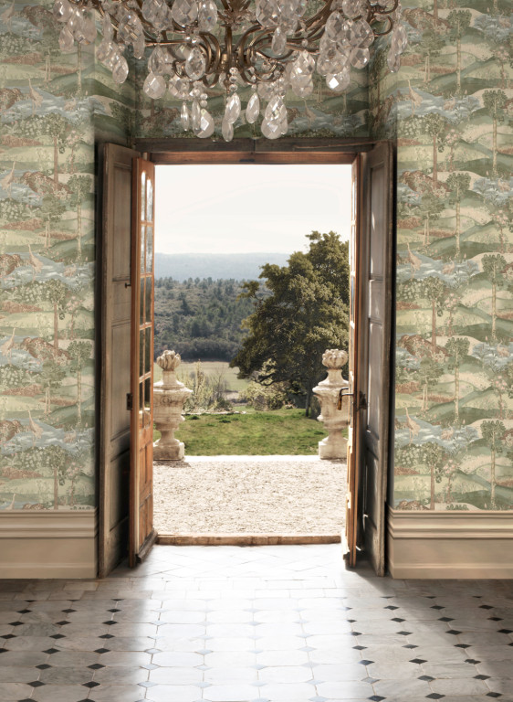 GP & J Baker Papier peint Palace Tapestry-18034