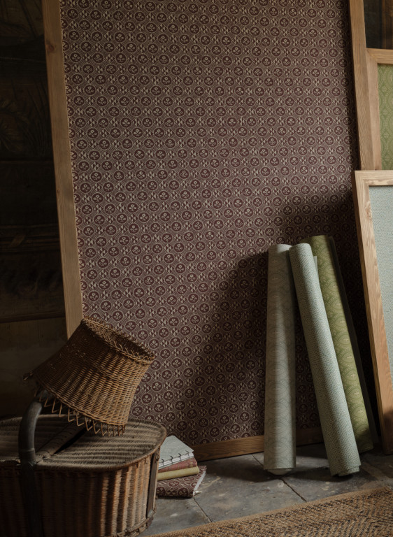 Zoffany Wallpaper Diamonds & Flowers-18039 Zoffany Wallpaper Diamonds & Flowers-18039