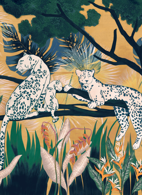 Tres Tintas Wandbild Onça-18144