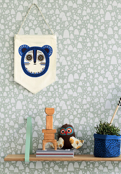 Ferm Living Wallpaper Mountain Tops-1824 Ferm Living Wallpaper Mountain Tops-1824