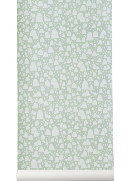 Ferm Living Wallpaper Mountain Tops-1824 Ferm Living Wallpaper Mountain Tops-1824