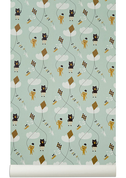 Ferm Living Wallpaper Kite-1825 Ferm Living Wallpaper Kite-1825