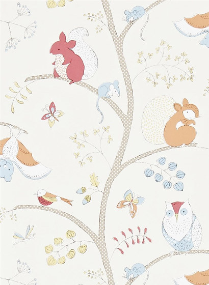 Sanderson Papier peint Going Batty-1860 Sanderson Papier peint Going Batty-1860