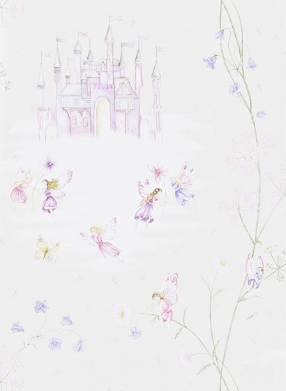 Sanderson Wallpaper Fairy Castle Beige-1864.3 Sanderson Wallpaper Fairy Castle Beige-1864.3