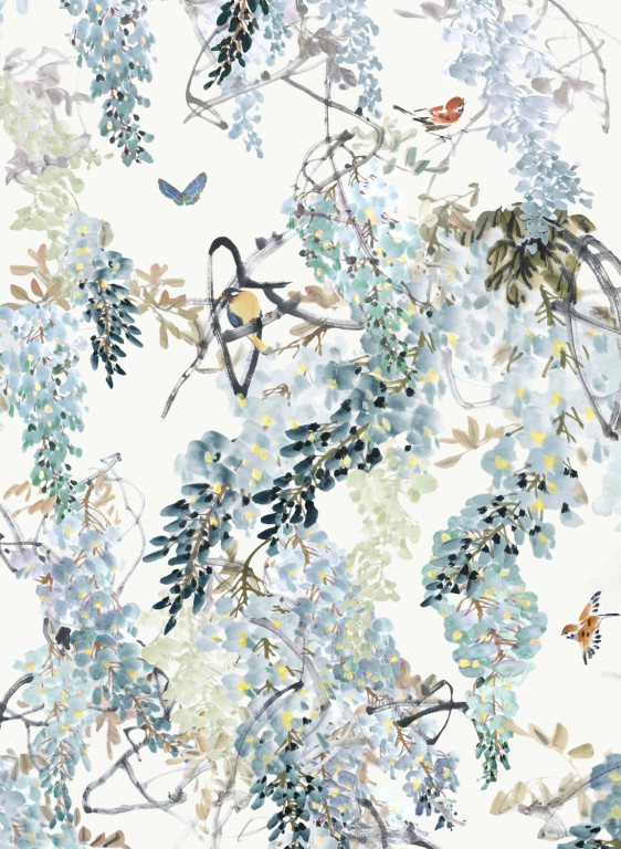 Sanderson Papier peint Wisteria Falls-18657 Sanderson Papier peint Wisteria Falls-18657