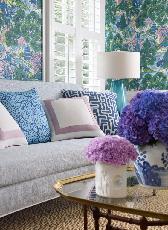 Thibaut Tapete Pagoda Trees-18725