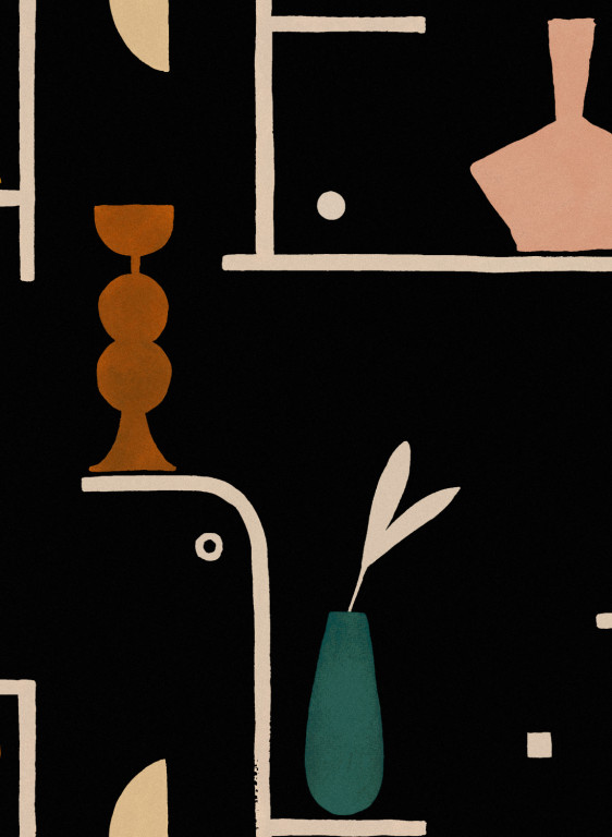 Tres Tintas Tapete Archaeological Forms-19066 Tres Tintas Tapete Archaeological Forms-19066