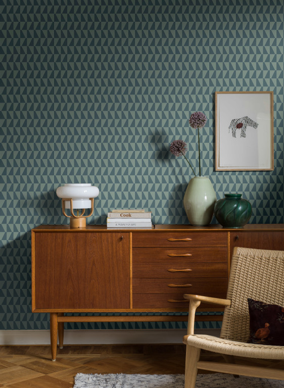 Boråstapeter Carta da parati Arne Jacobsen Trapez-19095