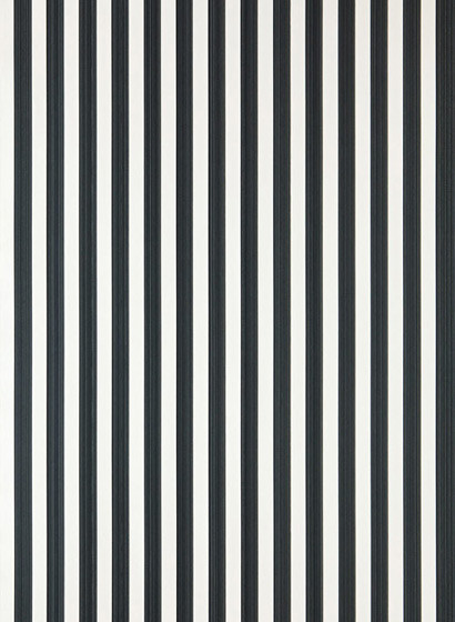 Farrow & Ball Papier peint Closet Stripe - Pointing/ Off-Black-1932.5 Farrow & Ball Papier peint Closet Stripe - Pointing/ Off-Black-1932.5