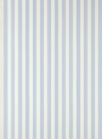 Farrow & Ball Papier peint Closet Stripe - Pointing/ Lulworth Blue-1932.8 Farrow & Ball Papier peint Closet Stripe - Pointing/ Lulworth Blue-1932.8