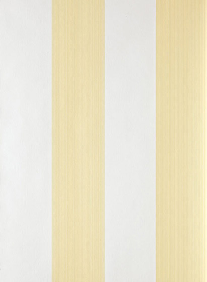 Farrow & Ball Carta da parati Broad Stripe - All White/ Dayroom Yellow-1935.7