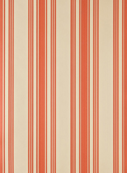 Farrow & Ball Wallpaper Tented Stripe String/ Red-1936.5 Farrow & Ball Wallpaper Tented Stripe String/ Red-1936.5