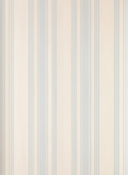 Farrow & Ball Carta da parati Tented Stripe - Cream/ Light Blue-1936.9 Farrow & Ball Carta da parati Tented Stripe - Cream/ Light Blue-1936.9