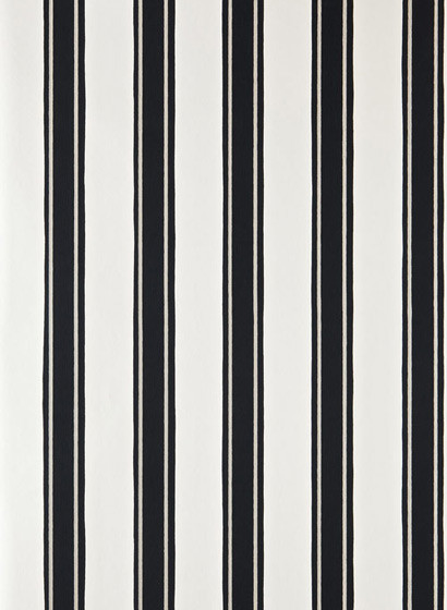Farrow & Ball Papier peint Block Print Stripe - Pointing/ Railings/ Silver-1937.1 Farrow & Ball Papier peint Block Print Stripe - Pointing/ Railings/ Silver-1937.1