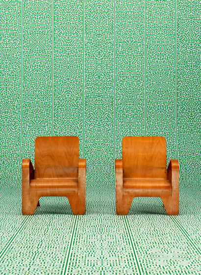 Tapete JOB-02 Labyrinth von Studio Job-1956 Tapete JOB-02 Labyrinth von Studio Job-1956
