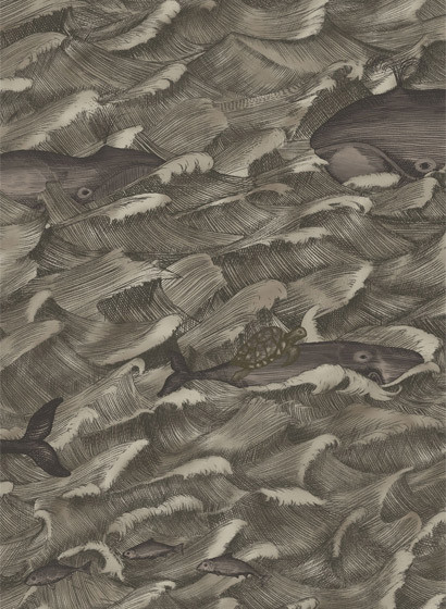 Tapete Melville von Cole & Son - Metallic Charcoal-1976.5 Tapete Melville von Cole & Son - Metallic Charcoal-1976.5