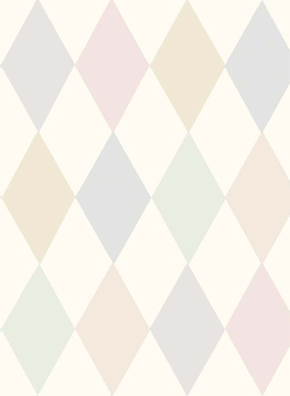 Cole & Son Papier peint Punchinello - Soft Pink-1977.5 Cole & Son Papier peint Punchinello - Soft Pink-1977.5