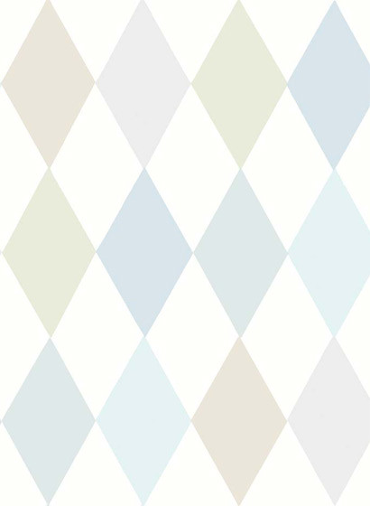 Tapete Punchinello von Cole & Son - Soft Blue-1977.6 Tapete Punchinello von Cole & Son - Soft Blue-1977.6