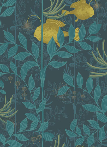 Tapete Nautilus von Cole & Son - Dark Blue-1979.2 Tapete Nautilus von Cole & Son - Dark Blue-1979.2