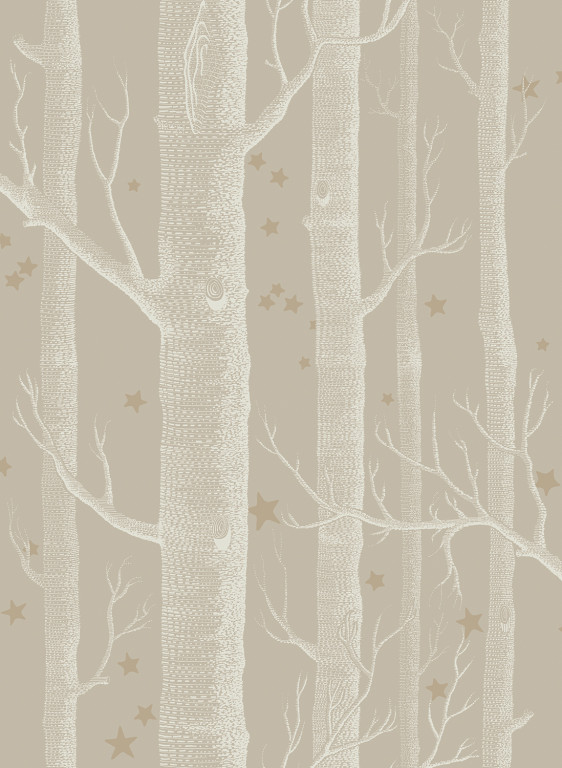 Cole & Son Papier peint Woods & Stars - Linen-1986.2 Cole & Son Papier peint Woods & Stars - Linen-1986.2