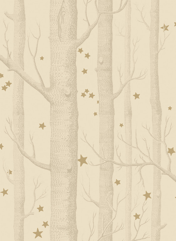 Cole & Son Carta da parati Woods & Stars - Buff/ Gold-1986.4 Cole & Son Carta da parati Woods & Stars - Buff/ Gold-1986.4