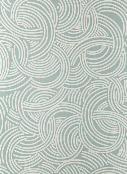 Tapete Tourbillon von Farrow & Ball - Green Blue/ Wimborne W-1992.5 Tapete Tourbillon von Farrow & Ball - Green Blue/ Wimborne W-1992.5