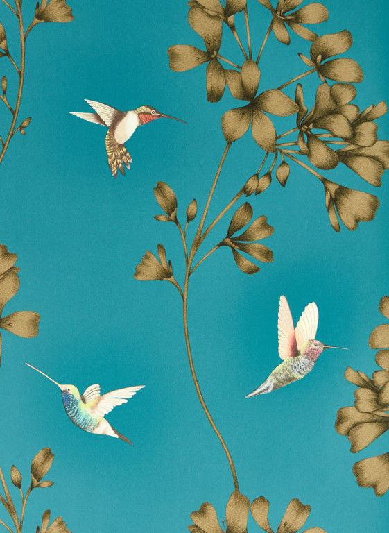 Harlequin Tapete Amazilia - Teal/ Gold-1994.7 Harlequin Tapete Amazilia - Teal/ Gold-1994.7