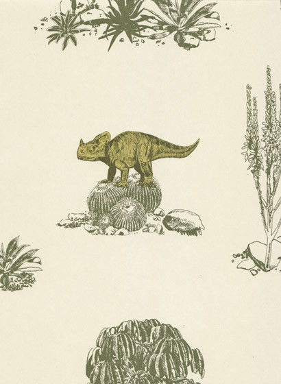 Sian Zeng Tapete Dino - Yellow/ Green-2029.2 Sian Zeng Tapete Dino - Yellow/ Green-2029.2
