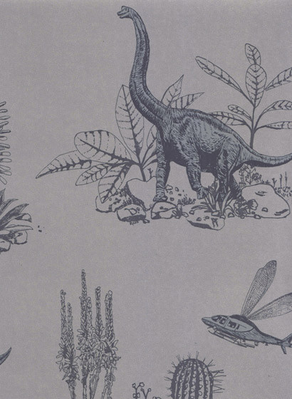 Sian Zeng Tapete Dino - Grey-2029.3 Sian Zeng Tapete Dino - Grey-2029.3
