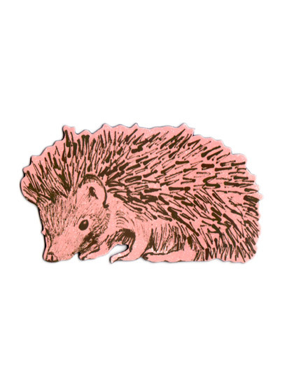 Magnet Hedgehog Sideways von Sian Zeng - Pink-2035.3 Magnet Hedgehog Sideways von Sian Zeng - Pink-2035.3