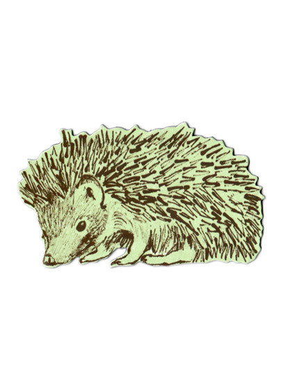 Magnet Hedgehog Sideways von Sian Zeng - Green-2035.4 Magnet Hedgehog Sideways von Sian Zeng - Green-2035.4