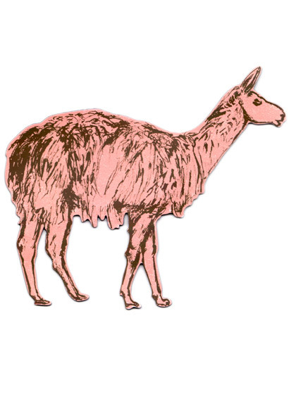 Magnet Llama von Sian Zeng - Pink-2037.2 Magnet Llama von Sian Zeng - Pink-2037.2